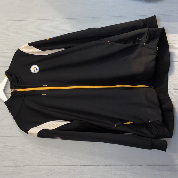 Sold Pittsburgh Steelers Men's Nike Therma Sideline Full Zip Hoodie NWOT - Picture 2 of 6